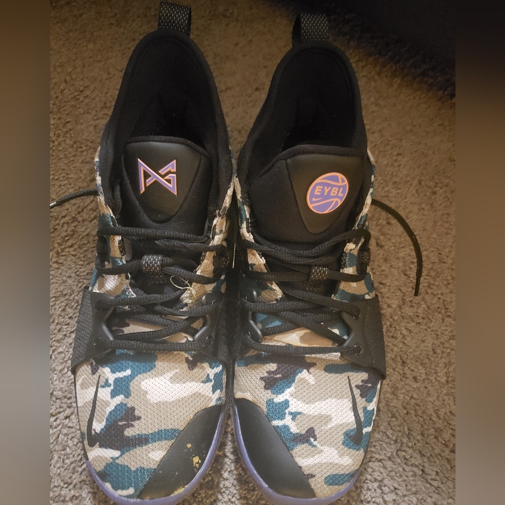 Camouflage Print Covers the 'EYBL' Nike PG 2